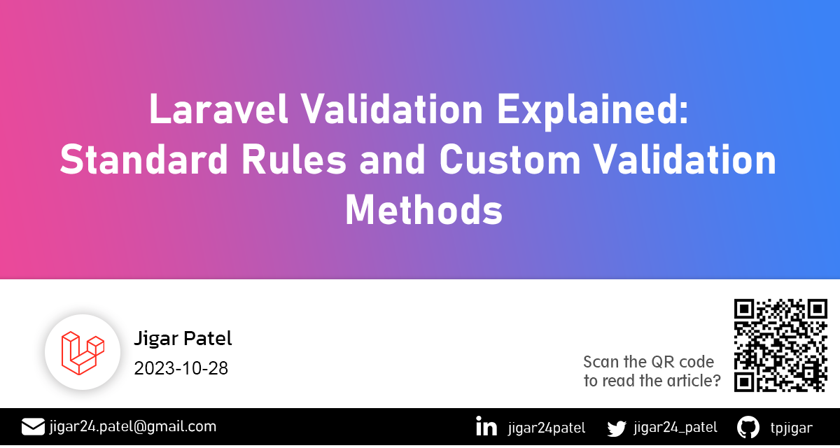 Laravel Validation Explained Standard Rules And Custom Validation Methods