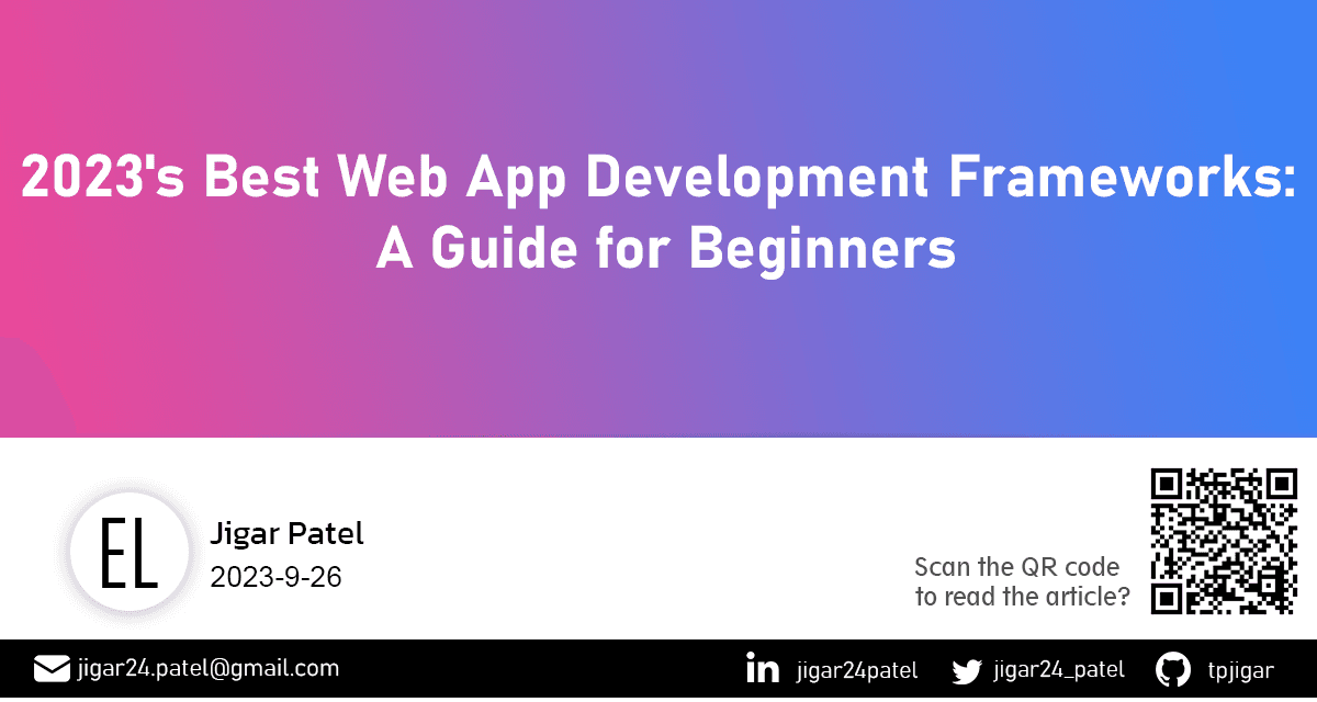 2023-best-web-app-development-framework