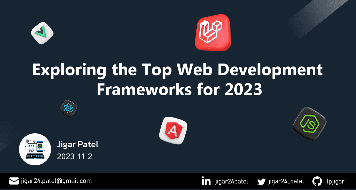 top-web-development-frameworks-2023