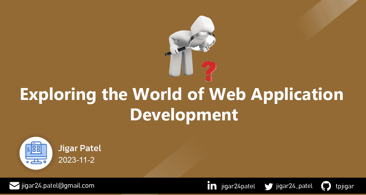 web-application-development-exploration